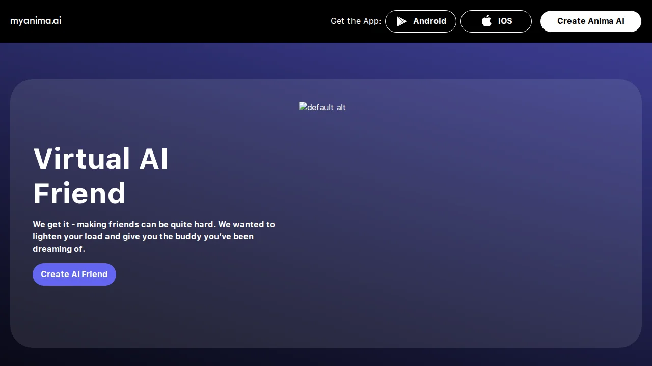 Anima AI interface preview